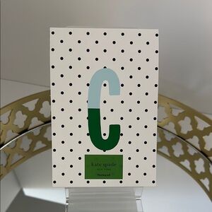 Kate Spade Polka Dot Notepad - Black and White